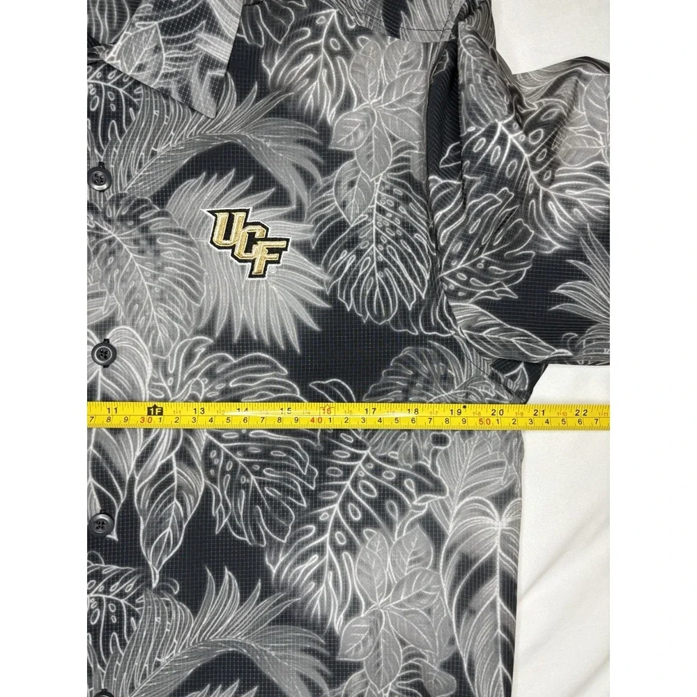 Tommy Bahama UCF Knights Men's Small Button Down Shirt Floral Black NWT‎ $148